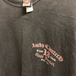 Used men’s lucky 13 tshirt,size XXL